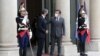 دیدار امانوئل مکرون، رئیس جمهوری فرانسه، و آنتونی بلینکن، وزیر خارجه آمریکا، در پاریس