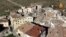 FILE - An aerial view of Castelluccio di Norcia the day after a strong earthquake hit central Italy, Oct. 31, 2016.
