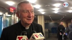 Cardenal Parolin dijo a VOA que Venezuela es "preocupante"