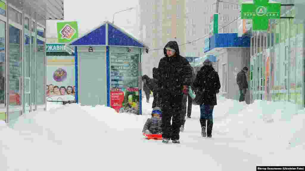 Снігопокаліпсис у Києві. Березень