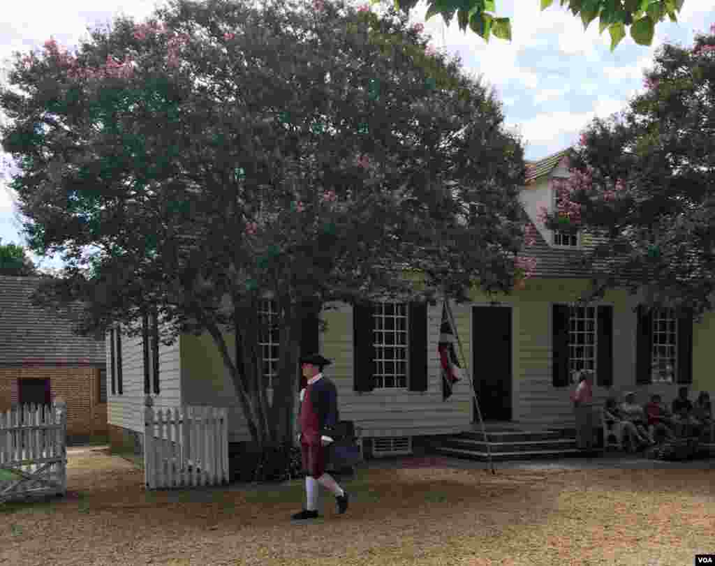Built in 1718, the Everard House is one of Colonial Williamsburg's original structures. 