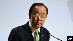 Le secrétaire général de l'ONU Ban Ki-moon