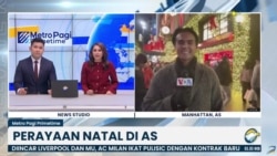 Laporan VOA untuk Metro TV: Suasana Malam Natal di New York, Amerika Serikat 