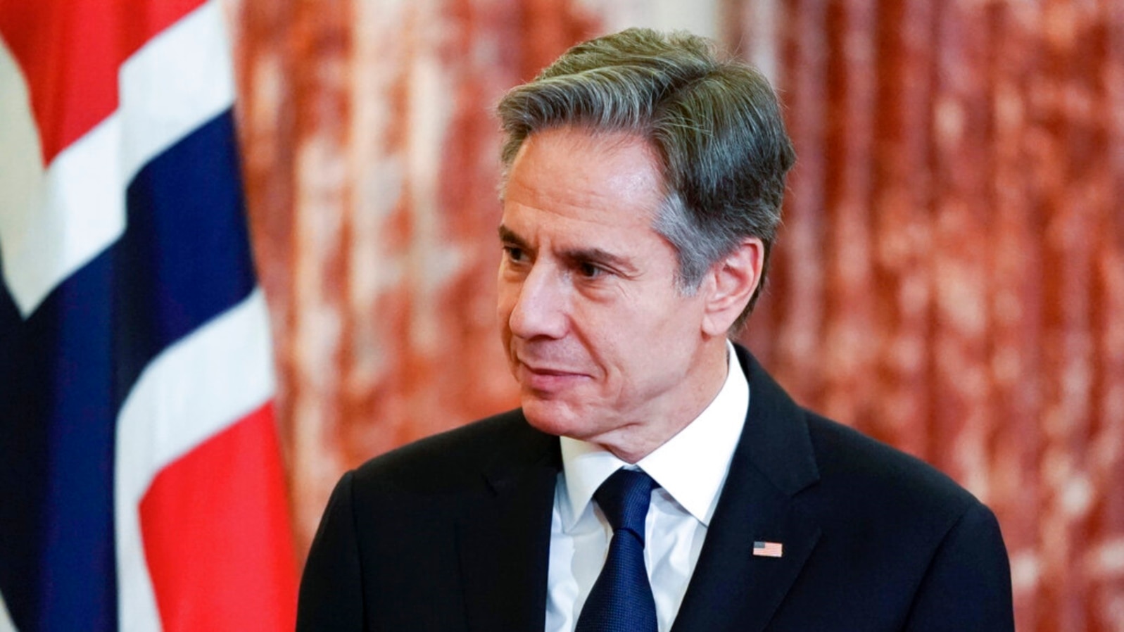 FILE - U.S. Secretary of State Antony Blinken speaks at the State Department in Washington, Dec. 9, 2021. 