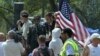 A 9/11 protest on the National Mall in Washington.