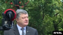 Ukraine - president of the Ukraine Petro Poroshenko during the opening ceremony of the opening of Istanbul Park in Odessa, photo by Francišak Viačorka, 25May2017 