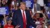 FILE - Republican presidential nominee former President Donald Trump at a campaign rally in Erie, Pennsylvania, Sept. 29, 2024. Prosecutors allege Tehran tried to hack figures associated with the presidential election, stealing information from Trump's campaign.