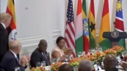 US President Donald Trump Shares Lunch with Africa's Leaders