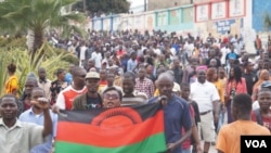 FILE - Malawi has endured a wave of protests, many of them violent, since President Peter Mutharika secured a disputed second term in elections last May. (Lameck Masina/VOA)
