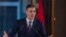 FILE — Spanish Prime Minister Pedro Sanchez speaks at a press conference after holding meetings with his Moroccan counterpart during an official visit to Rabat, Morocco, February 21, 2024. 