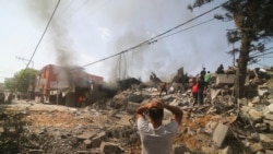 Bombardeos israelíes provocaron la muerte de un centenar de civiles gazatíes.