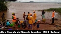 Nesta foto do Instituto Nacional de Gestão e Redução do Risco de Desastres, cenário provocada pela tempestade Ana