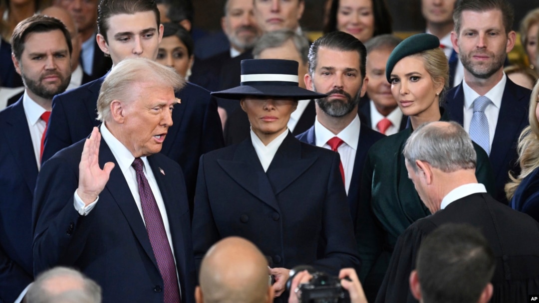 Vashington, 20-yanvar, 2025: Respublikachi Donald Tramp 47-prezident sifatida qasamyod keltirdi 