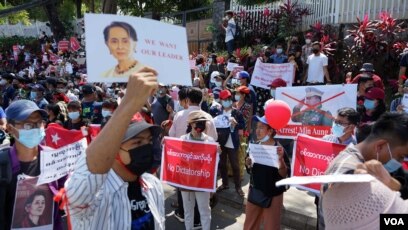 Us Imposes Sanctions On Myanmar Military Leaders For Coup