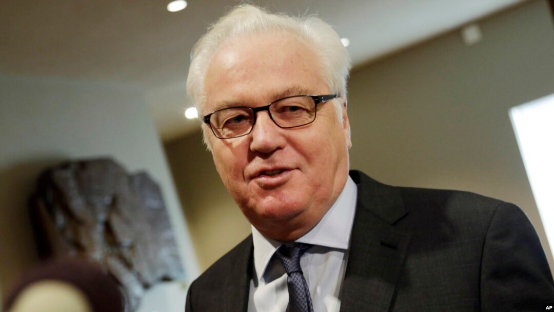 Duta Besar Rusia untuk PBB, Vitaly Churkin.