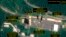 This July 22, 2018, satellite image released and annotated by 38 North on Monday, July 23, shows what the U.S. research group says is the partial dismantling of the rail-mounted transfer structure, at center, at the Sohae launch site in North Korea. 