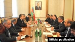 Elmar Məmmədyarov və Giorgi Kvirikaşvili 
