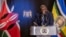 FILE - Deputy President of Kenya, Rigathi Gachagua, addresses the media during a press conference at his official residence in Nairobi, Oct. 7, 2024. Gachagua is reportedly at the hospital on the day he was scheduled to testify at his own impeachment trial on Oct. 17.