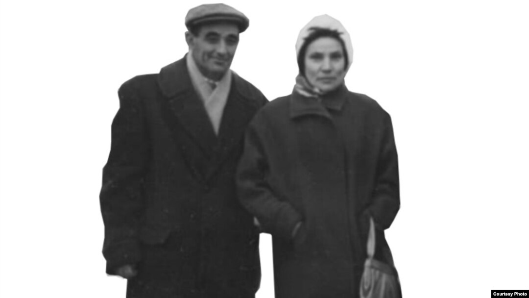 Анна Андреева с мужем. 1958 г. 
