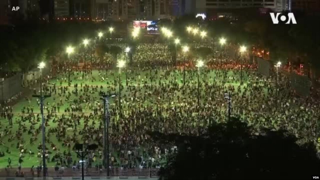 香港市民無懼打壓悼念六四31週年