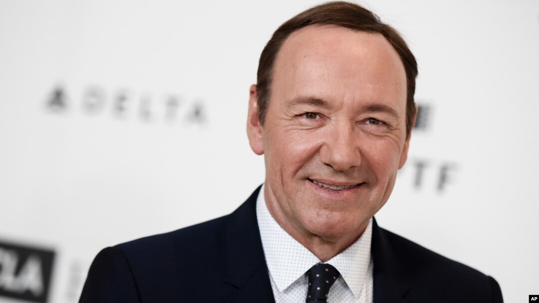 Kevin Spacey arrives at the 4th Annual Reel Stories, Real Lives Benefit held at Milk Studios, April 25, 2015, in Los Angeles.