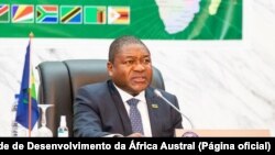 Filipe Nyusi, Presidente de Moçambique e, em exercício, da SADC, Reunião da "troika" em Maputo