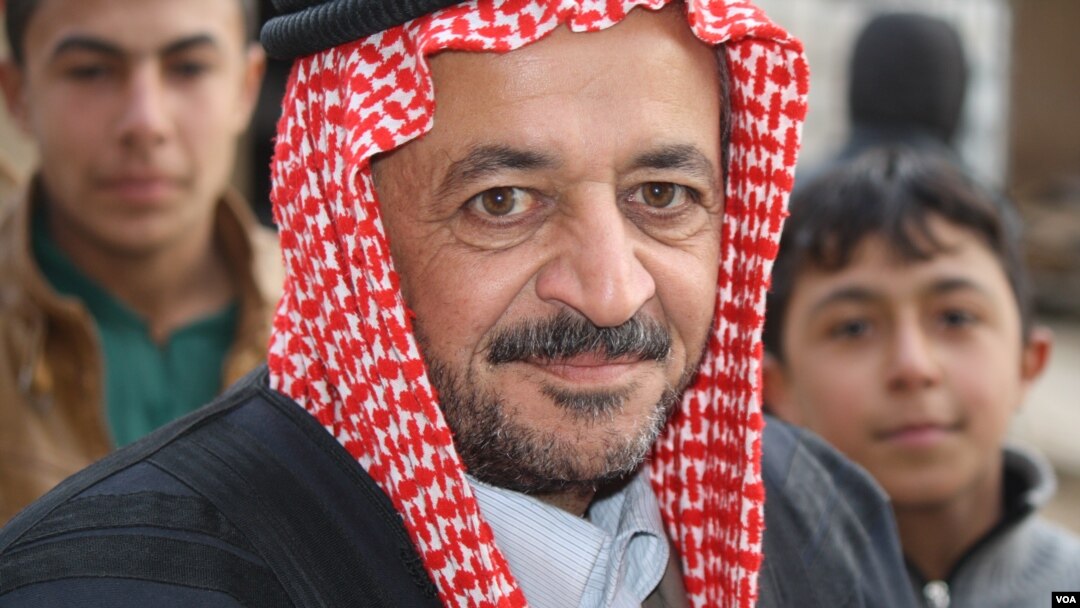 Sheikh Mohammad Abu Omar, a local leader in the village of Bashmana, says that before Hashd Shaabi captured their village, they feared sectarian violence from the predominantly Shia forces, but those fears have since been allayed Bashmana, Iraq, Dec. 16, 