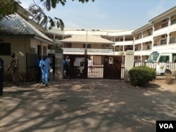 Magistrate Court Wuse Abuja where the case against activist and former presidential aspirant Omoyele Sowore is being heard, Jan. 8, 2021. (Timothy Obiezu/VOA)