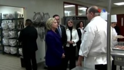 SHORT VIDEO: Հիլլարի Քլինթոնը այցելել է Լաս Վեգասի խոհարարներին