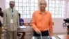 Prime Minister of Mauritius and candidate for the Militant Socialist Movement (MSM) Pravind Jugnauth casts his ballot at a polling centre during the Mauritian general election in Vacoas/Floreal, Nov. 10, 2024. 