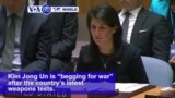 VOA60 World PM - North Korea's Leader 'Begging for War' Haley Warns