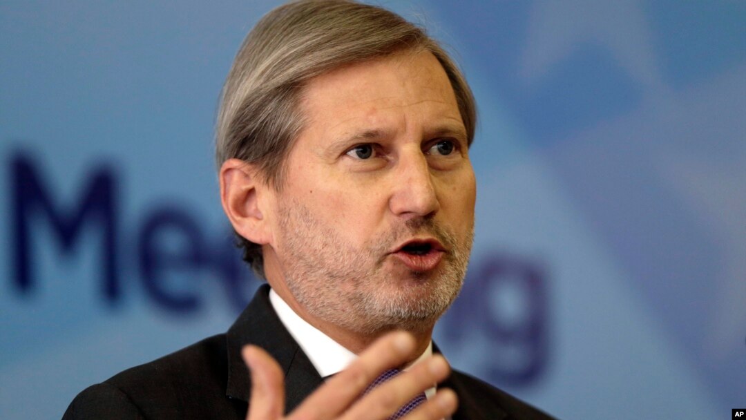 Evropski komesar za proširenje Johanes Han
