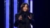 Former Vice President Kamala Harris accepts the chairman's award during the 56th NAACP Image Awards on in Pasadena, California, Feb. 22, 2025. (Photo by Richard Shotwell/Invision/AP)