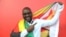 FILE - Evans Mawarire, seen in this May. 3, 2016 file photo, faces up to 20 years in prison for organizing protests against President Robert Mugabe in New York