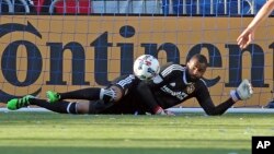 Clément Diop, gardien sénégalais des L.A Galaxy, 12 mars 2017