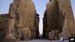 Đền thờ cổ ở thành phố Luxor là một Di tích Văn hóa Thế giới được UNESCO công nhận.