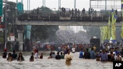 雅加達街頭水浸現像
