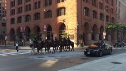 Seguridad a caballo en Cleveland