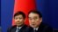 中国外交部副部长李保东（右）在20国集团峰会