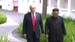 Trump, Kim Emerge From Working Lunch