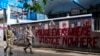 Soldiers of Central Industrial Security Force (CISF), deployed by an order of higher courts, make a routine march inside a government hospital where a rape and murder of a resident doctor occurred in early August, in Kolkata, India, Sept. 4, 2024. 