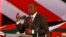 FILE - Kenyan Deputy President William Ruto delivers speech in Nairobi, October 2013.
