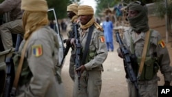 Des soldats tchadiens à Gao le 28 janvier 2013