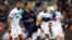Angel Di Maria lors du match Marseille contre le Paris Saint-Germain au stade Vélodrome Orange à Marseille le 26 février 2017.