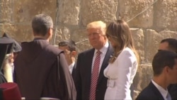 Trump, First Lady Visit Church of Holy Sepulchre