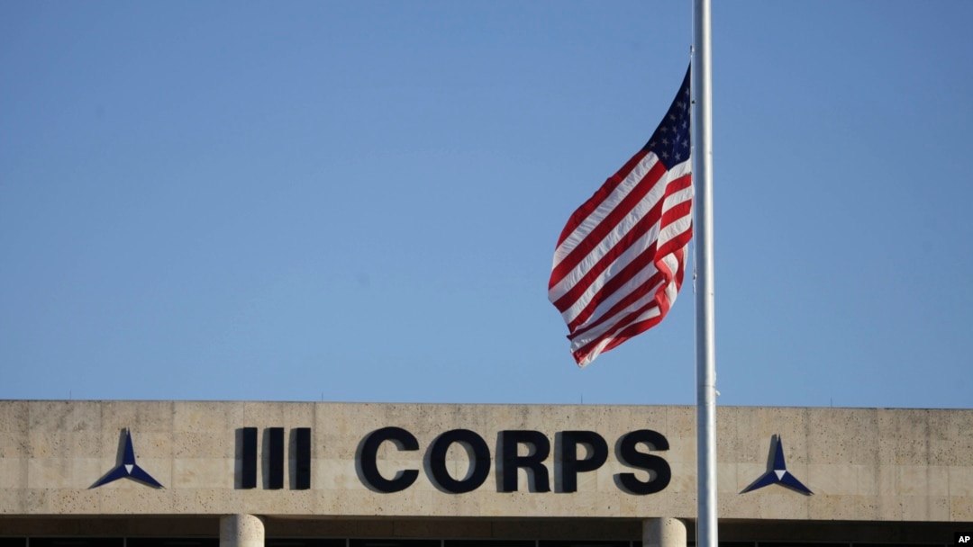 Markas Korps III AD AS di Fort Hood, Texas, 6 November 2009. (Foto: dok).
