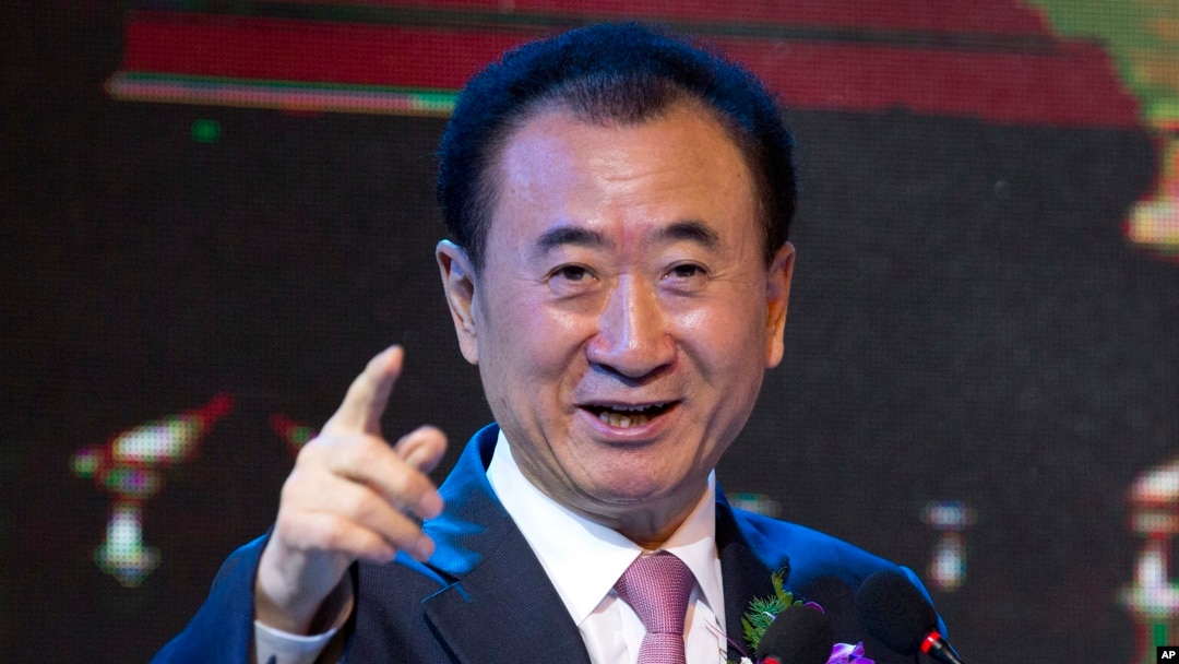 Ông Wang Jianlin, chủ tịch tập đoàn giải trí và địa ốc Dalian Wanda.