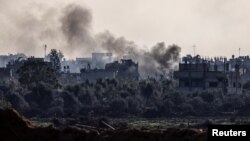以軍持續對加沙展開清剿哈馬斯空襲。（2023年12月15日）