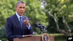 El presidente Barack Obama anunció que Estados Unidos impuso nuevas sanciones económicas a Rusia este 29 de julio. 