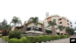 A view of Hope Hostel, one of the locations where the asylum seekers from the U.K. are expected to arrive in the next 10-12 weeks in Kigali, Rwanda, April 24, 2024. The management of the hostel says the facility is ready to accommodate 100 migrants.